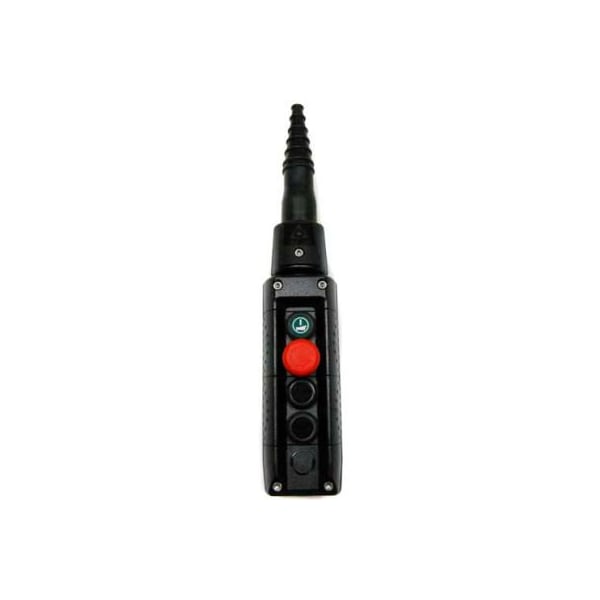 Springer Controls Co T.E.R., F70AB12020000001 MIKE Pendant, 4 Button, Black, 1-Speed Buttons F70AB12020000001 - main
